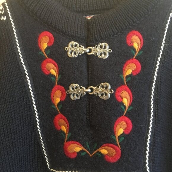 DALE OF NORWAY SETESDAL UNISEX WOOL SWEATER - Picture 2 of 12